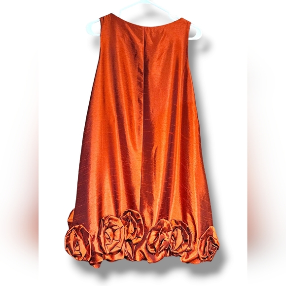 Sateen A-line dress - Picture 6 of 8